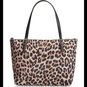 Brand New Kate Spade Leopard Watson tote IN SEASON